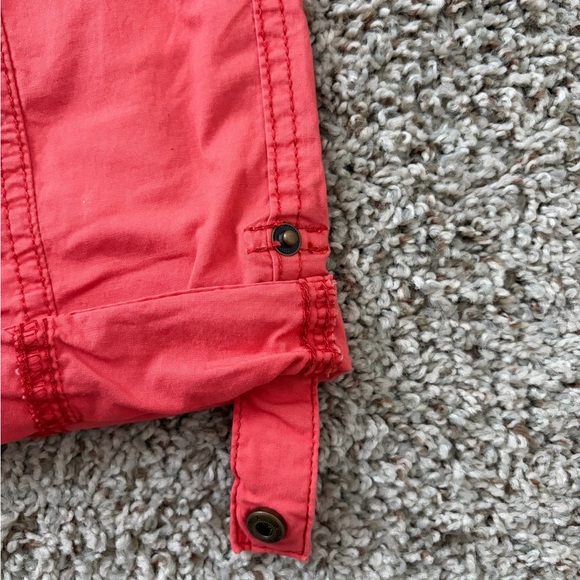 Natural Reflections Coral Drawstring Cargo Shorts for Kids - Picture 4 of 4